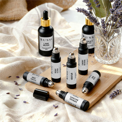 BARE LEATHER kvepalų aliejus – įkvėpti Byredo Black Saffron – Parfumada kvepalų buteliuko nuotrauka